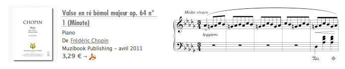 Partitions Valses De Chopin Muzibookfr Partitions Pour