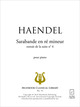 Sarabande en ré mineur De Georg Friedrich Haendel - Muzibook Publishing