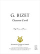 Chanson d'avril De Georges Bizet - Muzibook Publishing