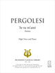 Se tu m'ami De Giovanni Battista Pergolesi - Muzibook Publishing