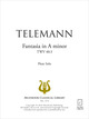 Fantaisie n° 2 en la mineur TWV 40/3 De Georg Philipp Telemann - Muzibook Publishing
