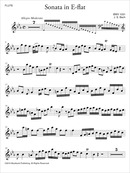 Sonate en mi bémol majeur BWV 1031 (Partie séparée) De Johann Sebastian Bach - Muzibook Publishing