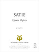 Quatre Ogives De Erik Satie - Muzibook Publishing