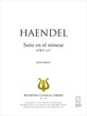 Suite en ré mineur HWV 437 De Georg Friedrich Haendel - Muzibook Publishing