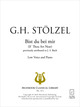 Bist du bei mir De Gottfried Heinrich Stölzel et Johann Sebastian Bach - Muzibook Publishing