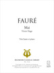 Mai De Gabriel Fauré - Muzibook Publishing