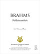 Feldeinsamkeit De Johannes Brahms - Muzibook Publishing