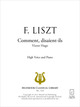 Comment, disaient-ils De Franz Liszt - Muzibook Publishing
