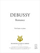 Romance ''L'âme évaporée'' De Claude Debussy - Muzibook Publishing