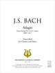 Adagio extrait de la sonate n° 4 BWV 1017 De Johann Sebastian Bach - Muzibook Publishing