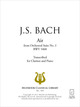 Air extrait de la Suite n° 3 BWV 1068 De Johann Sebastian Bach - Muzibook Publishing