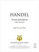 Tecum principium (Dixit dominus) De Georg Friedrich Haendel - Muzibook Publishing