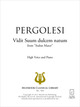 Vidit Suum dulcem natum (Stabat Mater) De Giovanni Battista Pergolesi - Muzibook Publishing
