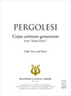 Cujus animam gementem (Stabat Mater) De Giovanni Battista Pergolesi - Muzibook Publishing