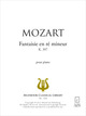 Fantaisie en ré mineur K 397 De Wolfgang Amadeus Mozart - Muzibook Publishing