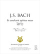 Et exsultavit spiritus meus De Johann Sebastian Bach - Muzibook Publishing