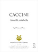 Amarilli, mia bella De Giulio Caccini - Muzibook Publishing