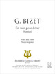 En vain pour éviter De Georges Bizet - Muzibook Publishing