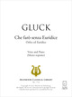Che farò senza Euridice De Christoph Willibald Gluck - Muzibook Publishing