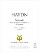 Sérénade extraite du quatuor à cordes op. 3 n° 5 De Joseph Haydn - Muzibook Publishing