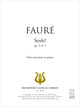 Seule! De Gabriel Fauré - Muzibook Publishing