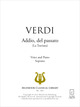 Addio, del passato De Giuseppe Verdi - Muzibook Publishing
