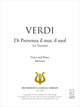 Di Provenza il mar, il suol De Giuseppe Verdi - Muzibook Publishing