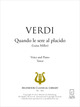Quando le sere al placido De Giuseppe Verdi - Muzibook Publishing