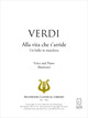 Alla vita che t'arride De Giuseppe Verdi - Muzibook Publishing