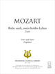 Ruhe sanft, mein holdes Leben De Wolfgang Amadeus Mozart - Muzibook Publishing