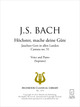 Höchster, mache deine Güte (Cantate n° 51) De Johann Sebastian Bach - Muzibook Publishing