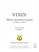 Morrò, ma prima in grazia De Giuseppe Verdi - Muzibook Publishing