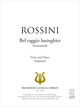 Bel raggio lusinghier De Gioachino Rossini - Muzibook Publishing