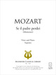Se il padre perdei De Wolfgang Amadeus Mozart - Muzibook Publishing
