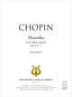 Mazurka en fa dièse mineur op. 6 n° 1 De Frédéric Chopin - Muzibook Publishing