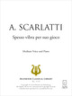 Spesso vibra per suo gioco De Alessandro Scarlatti - Muzibook Publishing