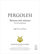 Stizzoso mio stizzoso De Giovanni Battista Pergolesi - Muzibook Publishing