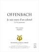Je suis veuve d'un colonel De Jacques Offenbach - Muzibook Publishing