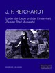 Lieder der Liebe und der Einsamkeit II (Auswahl) De Johann Friedrich Reichardt - Muzibook Publishing