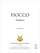 Andante De Joseph-Hector Fiocco - Muzibook Publishing
