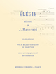 Élégie De Jules Massenet - Muzibook Publishing