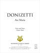 Ave Maria De Gaetano Donizetti - Muzibook Publishing