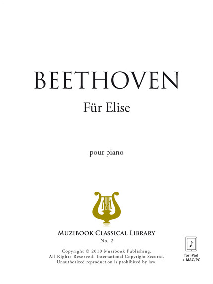 Für Elise - Ludwig van Beethoven - Muzibook Publishing