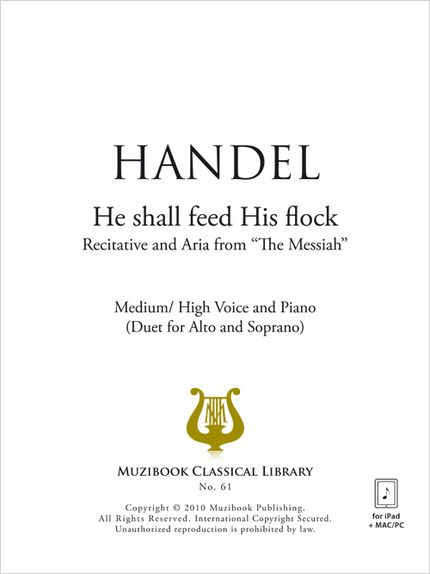 He shall feed His flock - Georg Friedrich Haendel - Muzibook Publishing