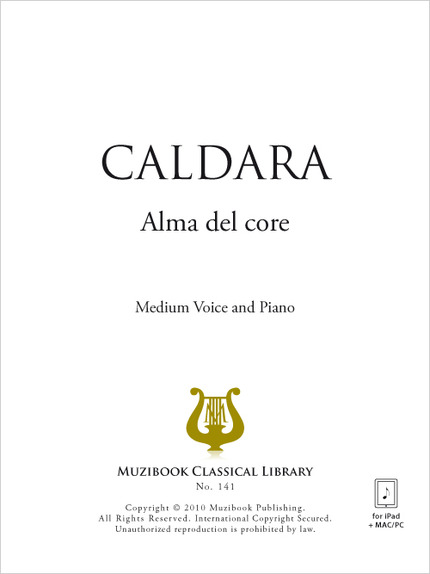 Alma del core - Antonio Caldara - Muzibook Publishing