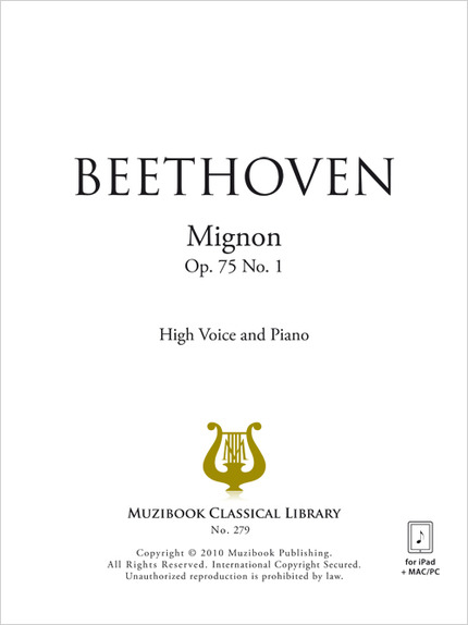 Mailied op. 52 n° 4 - Ludwig van Beethoven - Muzibook Publishing