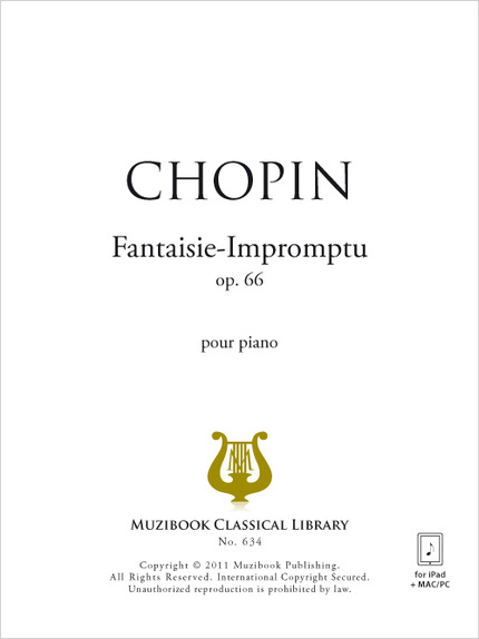 Fantaisie-Impromptu op. 66 - Frédéric Chopin - Muzibook Publishing