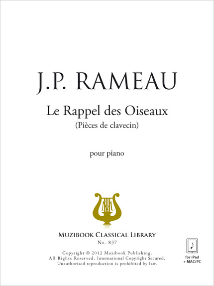 Le Rappel des Oiseaux - Jean-Philippe Rameau - Muzibook Publishing