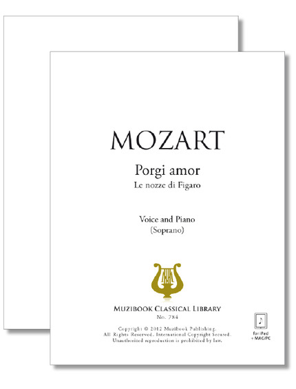 Porgi amor + Dove sono - Wolfgang Amadeus Mozart - Muzibook Publishing