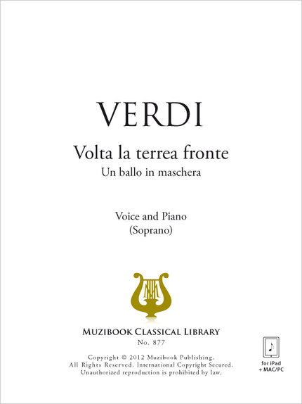 Volta la terrea fronte - Giuseppe Verdi - Muzibook Publishing